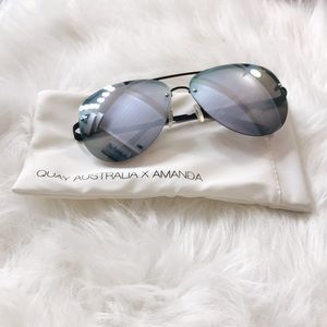 Quay Muse Aviator Sunglasses